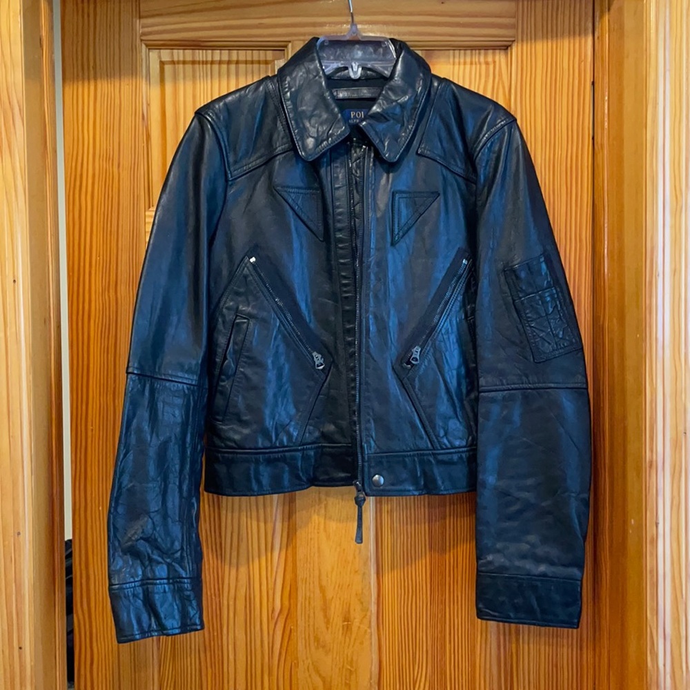 Polo By Ralph Lauren genuine leather jacket